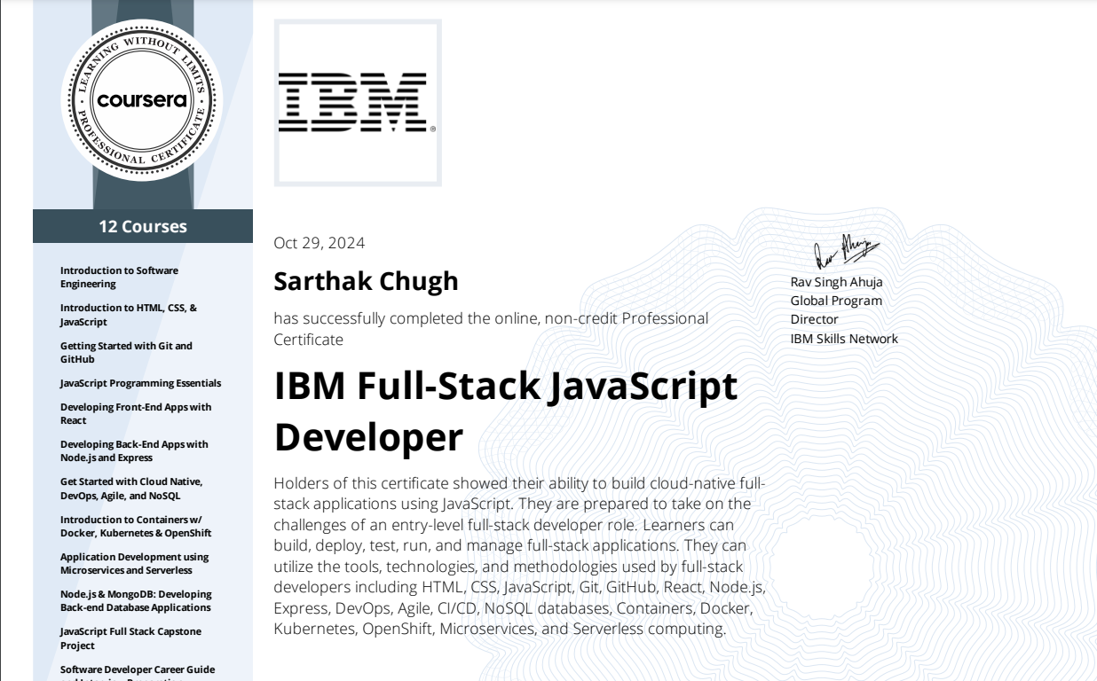 Certification Image